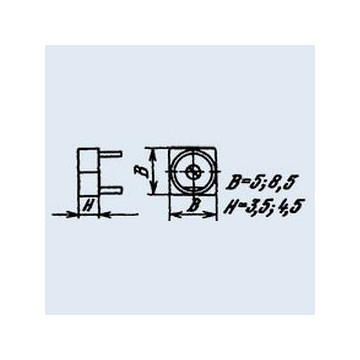КТ4-25В 0.4/2 пф 250 В