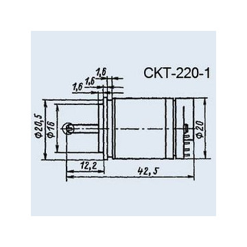 СКТ-220-1П сер.2 кл.0.35 вращающийся трансформатор